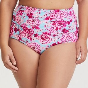TORRID High Waist Floral Bikini Buttom NWOT Sz 10